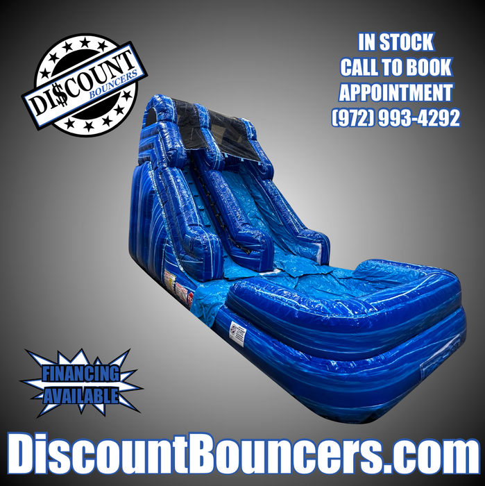 S-302 14' Blue Marble Slide