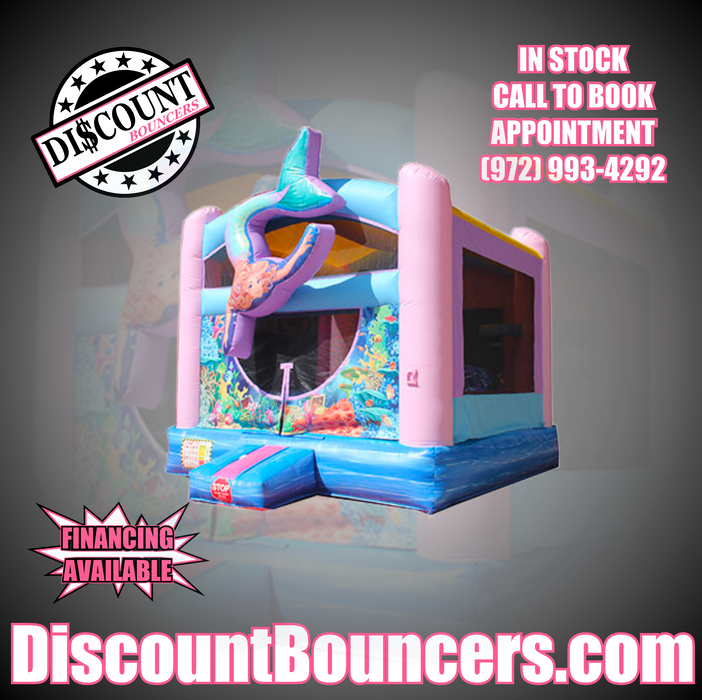 B-101 13' x 13' Mermaid Bounce House