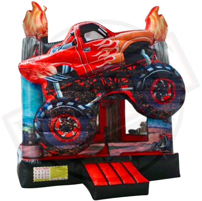 B-103 13'x13' Monster Truck Bounce House