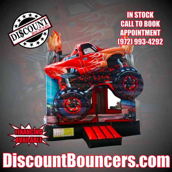 B-103 13'x13' Monster Truck Bounce House