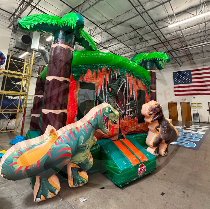 B-105 13' x 13' Dino Bounce House