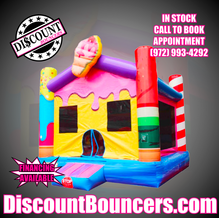 B-108 13' x 13' Ice Cream Bounce House