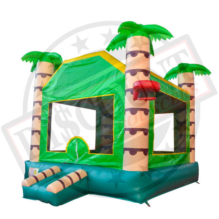 B-110 13' x 13' Tropical Bounce House
