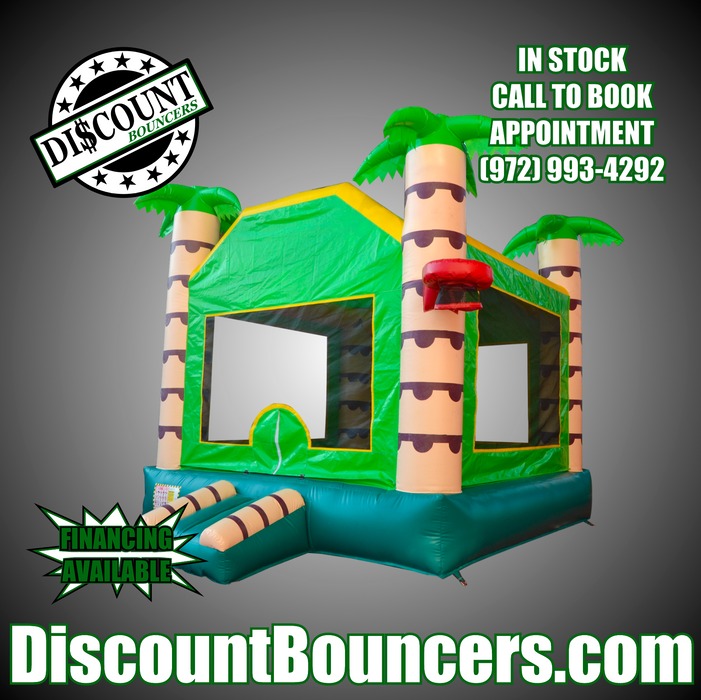 B-110 13' x 13' Tropical Bounce House