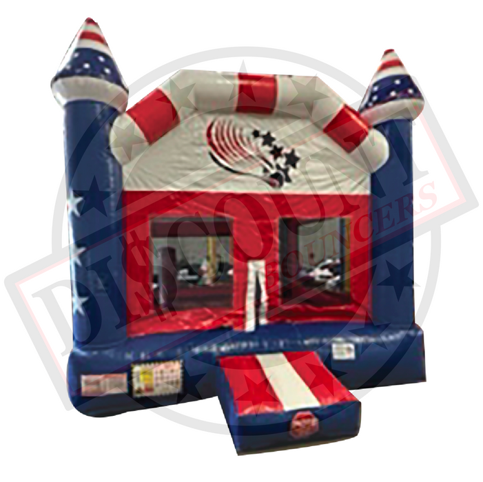 B-130 13'x13' Patriot Bounce House