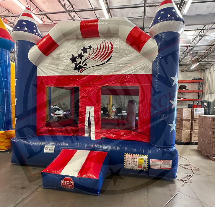 B-130 13'x13' Patriot Bounce House