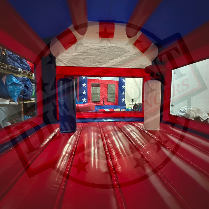 B-130 13'x13' Patriot Bounce House