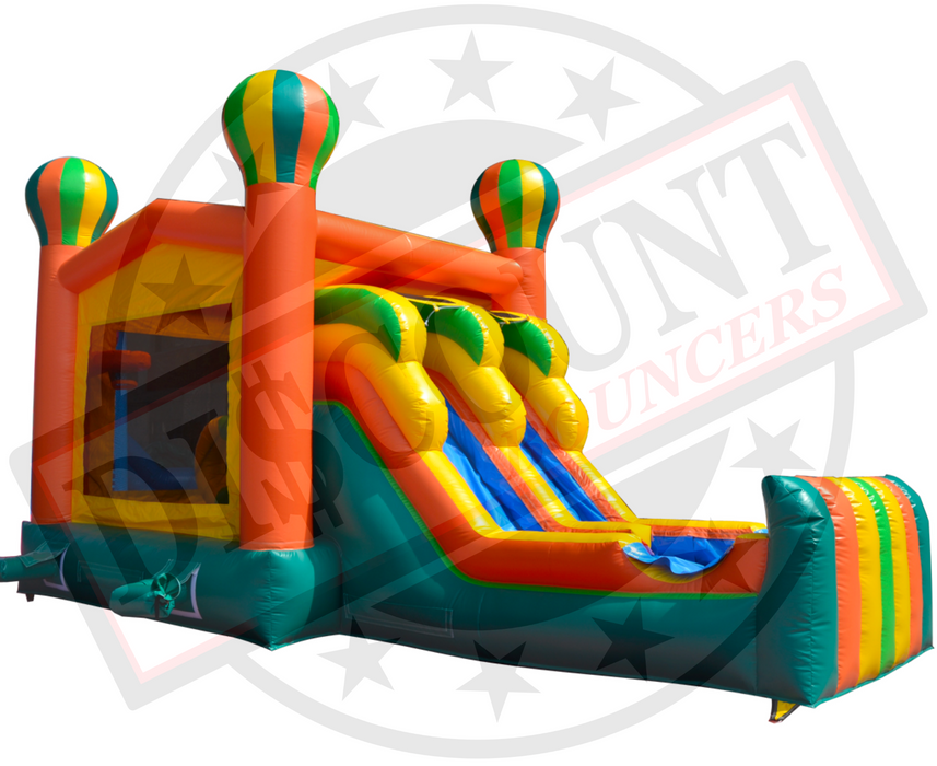 C-213 13' x 24' Balloon Double Lane Wet/Dry Combo