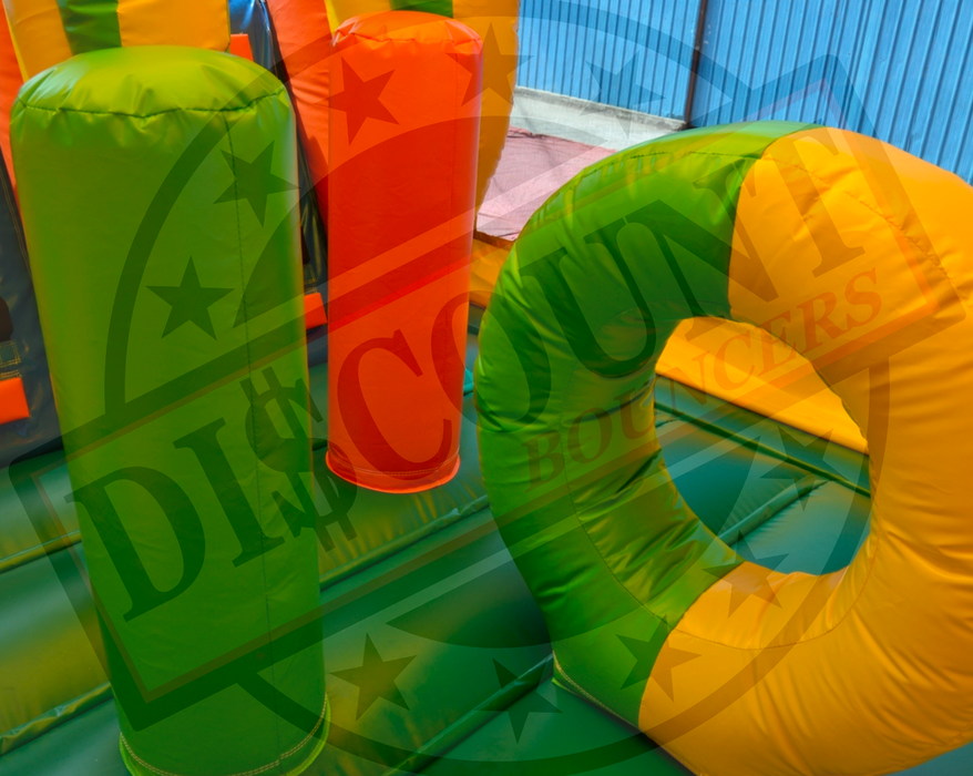C-213 13' x 24' Balloon Double Lane Wet/Dry Combo
