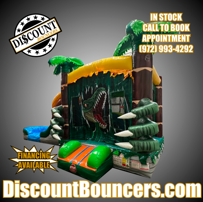 C-216 13' x 24' Tropical Dino Wet/Dry Combo