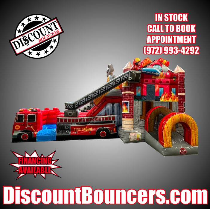 C-222 13'x24' Fire Truck Wet/Dry Combo
