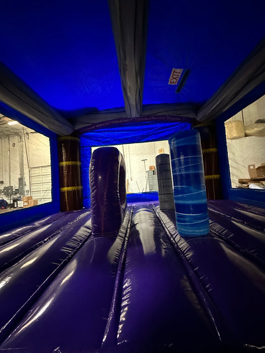 B-111 13' x 13' Tropical Blue Bounce House