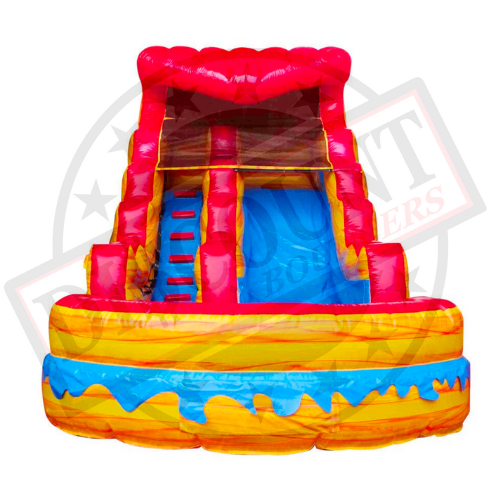 S-301 14' Fire Wave Slide