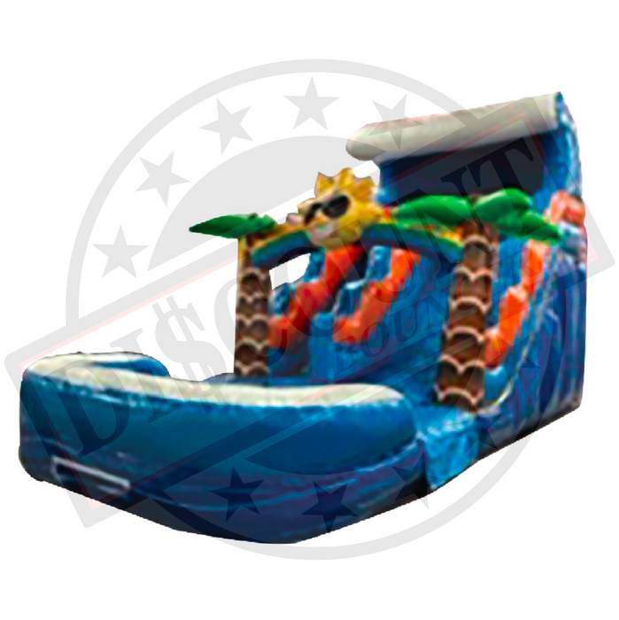 S-313 18' Tropical sun Wet-Dry Slide W-Pool
