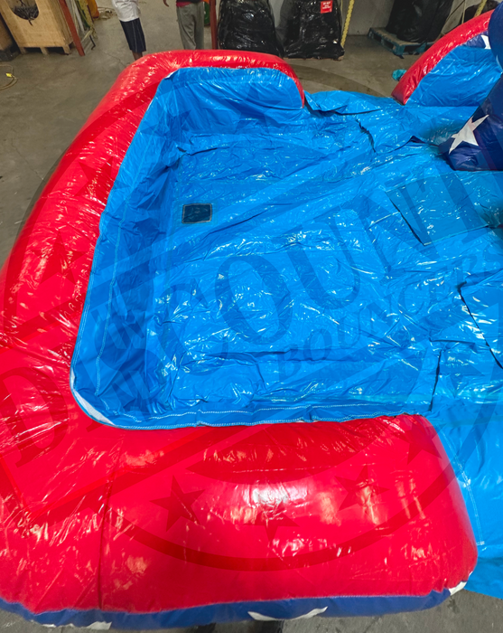 S-320 18' Patriot Dual Lane Wet/Dry Slide