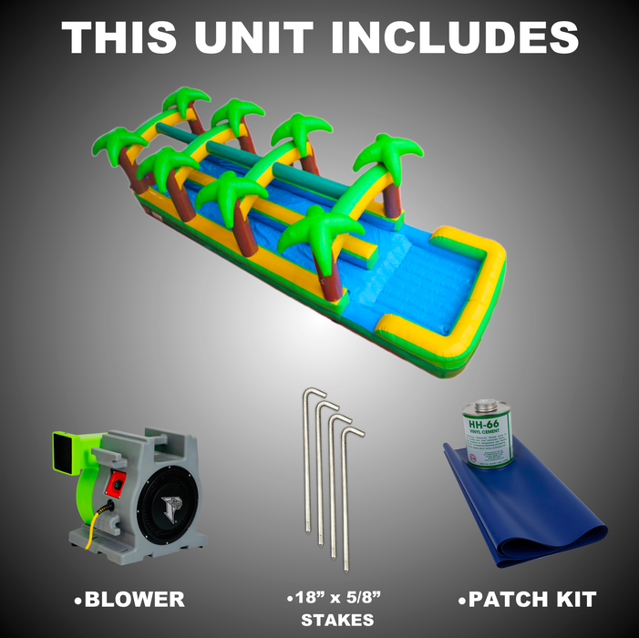 S-334 36' Tropical Slip N Slide w-Pool
