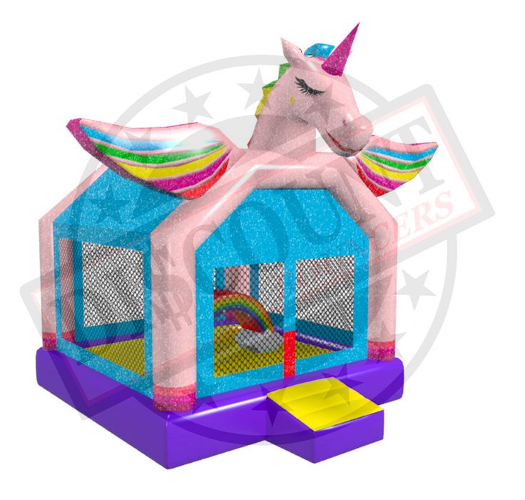 B-102 13' x 13' Unicorn Bounce House