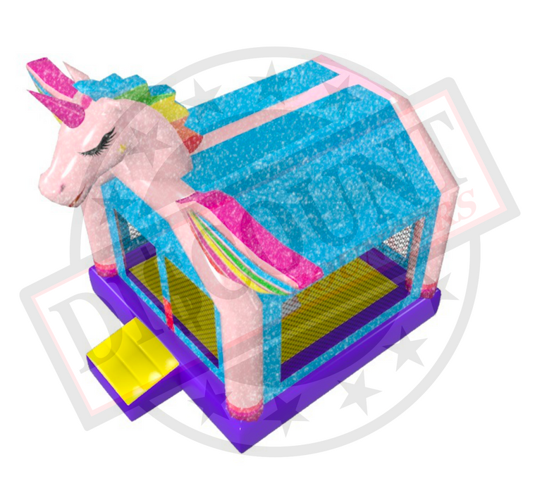 B-102 13' x 13' Unicorn Bounce House