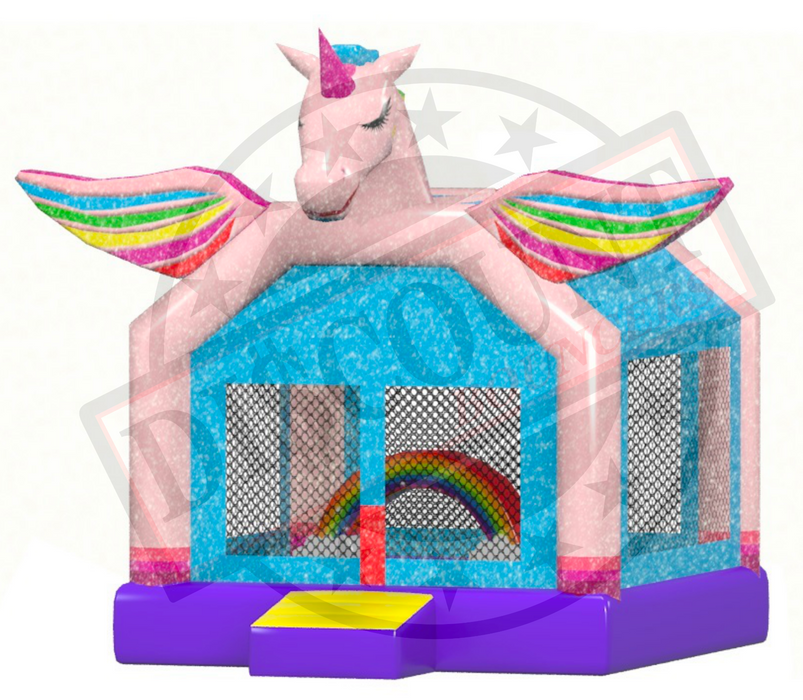 B-102 13' x 13' Unicorn Bounce House
