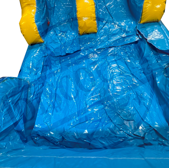 C-208 13' x 24' Yellow Castle Dual Lane Wet/Dry Combo