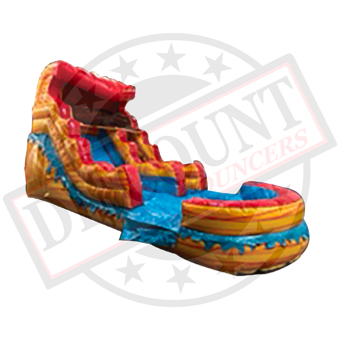 S-301 14' Fire Wave Slide