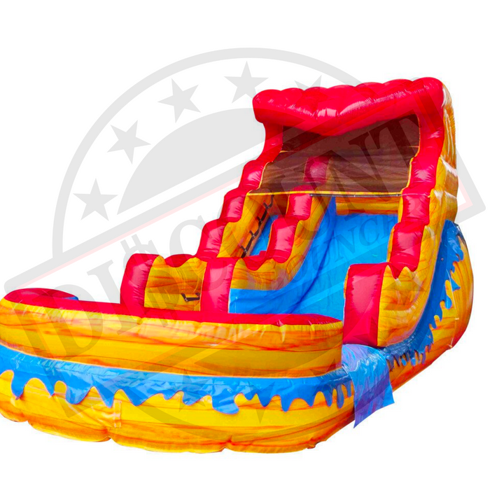 S-301 14' Fire Wave Slide