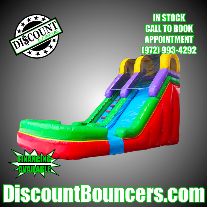 S-304 16' Color Fun Wet/Dry Slide